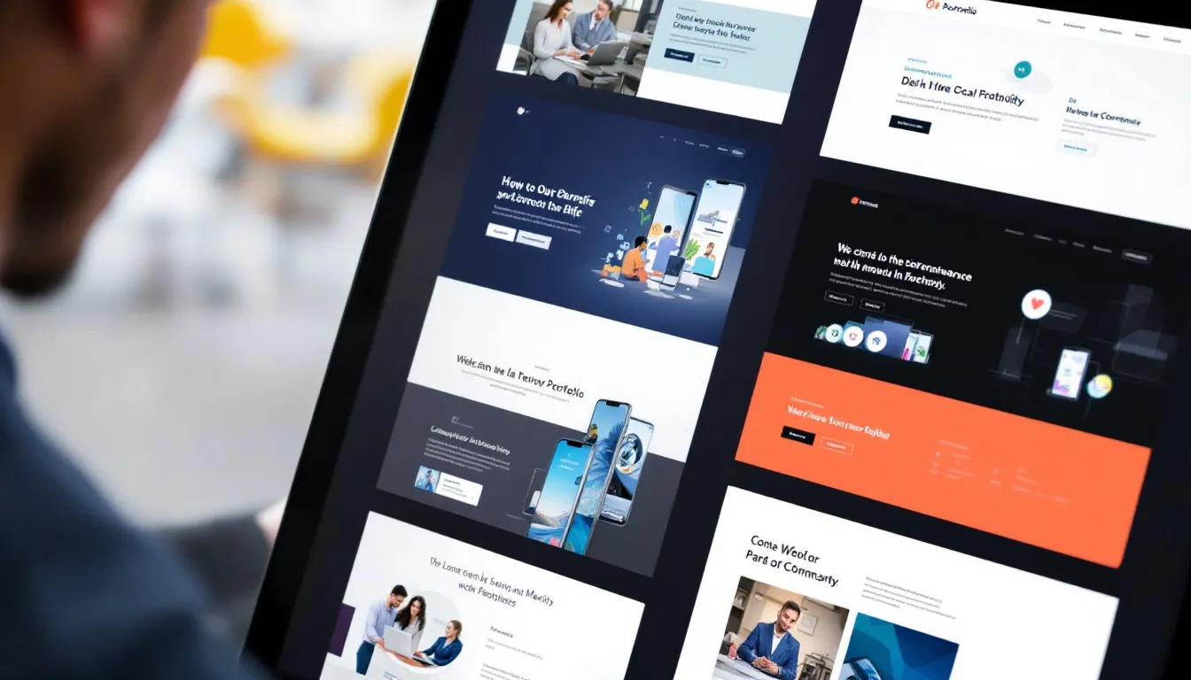 Portfolio de sites web créés par une agence web à Alès