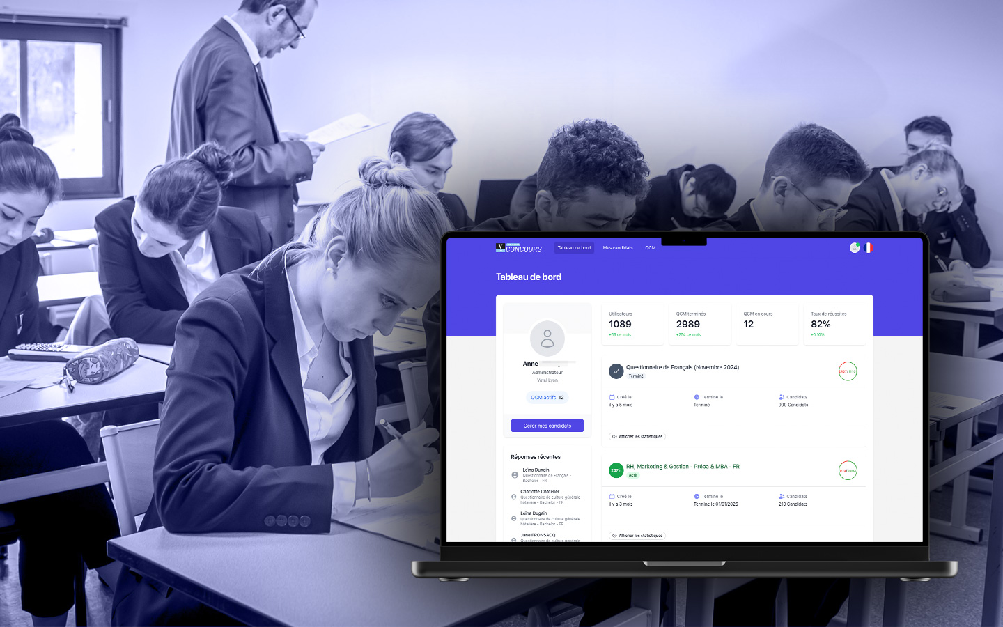 Application web de concours en ligne
