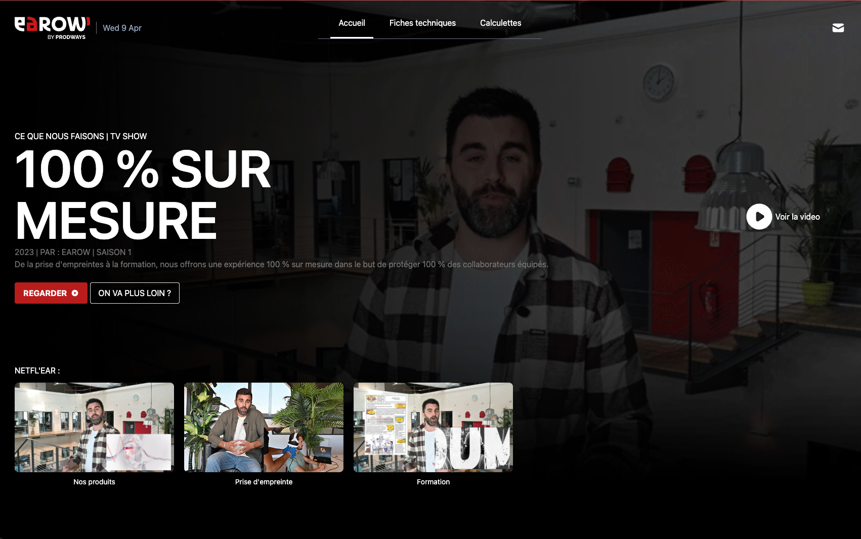 Plateforme de formation vidéo sur les risques auditifs - image de galerie