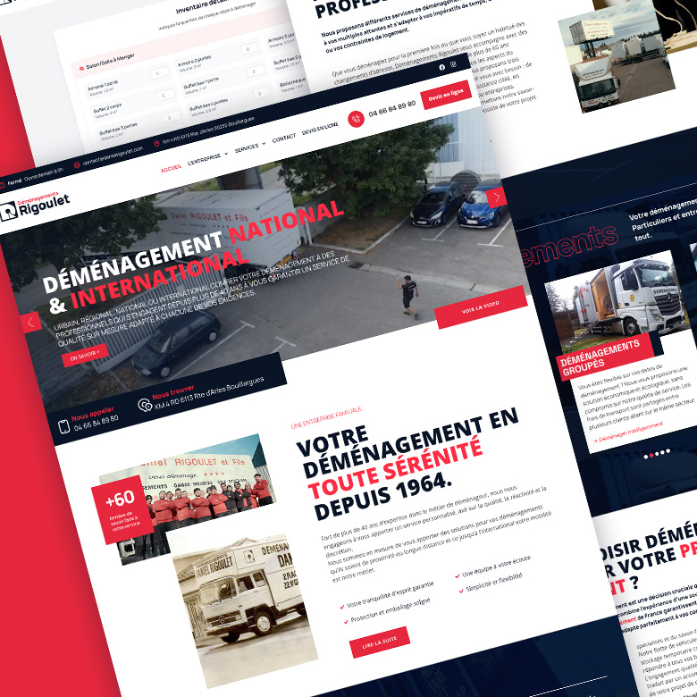 Refonte du site Déménagements Rigoulet : plus de visibilité, plus de confiance, plus de demandes de devis