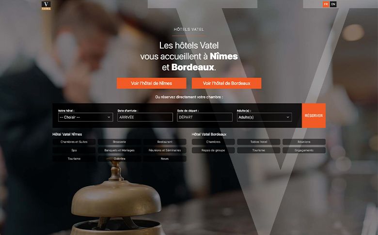 Développement sur mesure du site de l’Hôtel Vatel - image de galerie