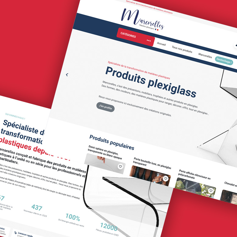 Création d'une boutique en ligne PrestaShop pour Marcorelles