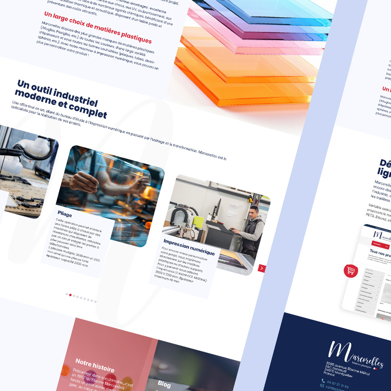 Création du site vitrine WordPress pour MarcoRelles