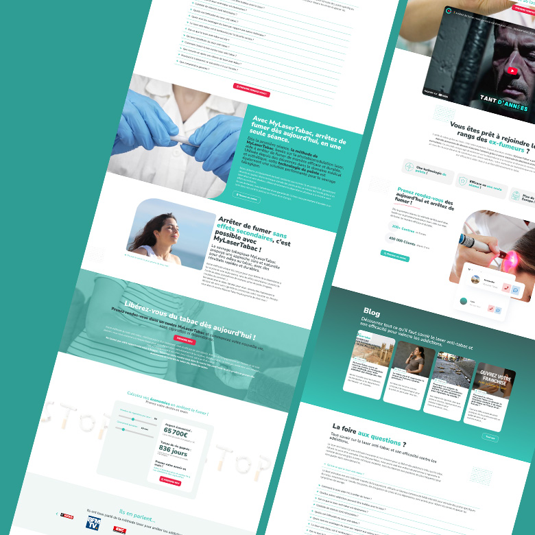 Branding et site internet WordPress sur mesure pour MyLaserTabac