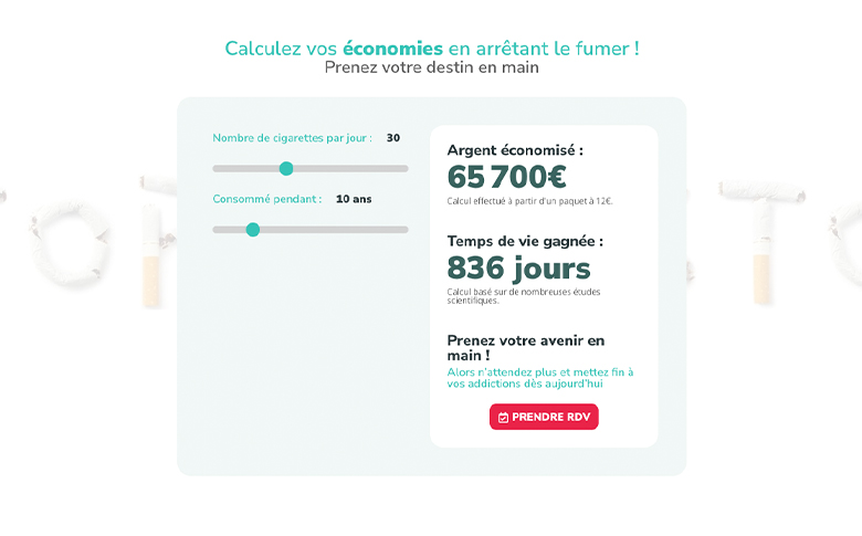 Branding et site internet WordPress sur mesure pour MyLaserTabac - image de galerie